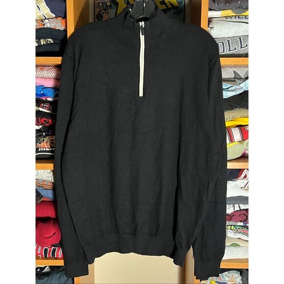 No Brand Other - Collars & Co NWT Men’s Cashmere Blend Quarter Zip Sweater XL